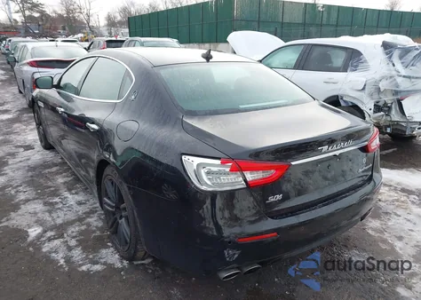 2017 Maserati Quattroporte S Q4 z USA, uszkodzony, nr VIN ZAM56RRA0H1204366